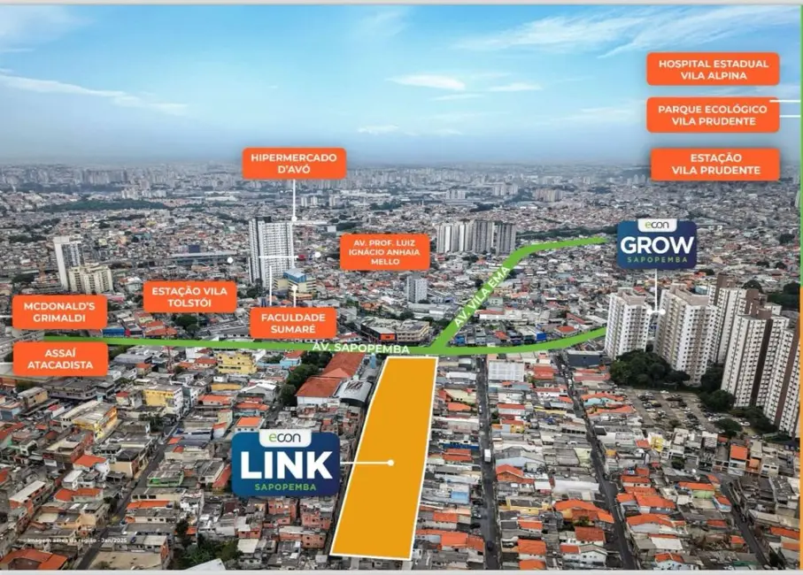 Foto 1 de Apartamento com 1 quarto à venda, 37m2 em Vila Ema, São Paulo - SP