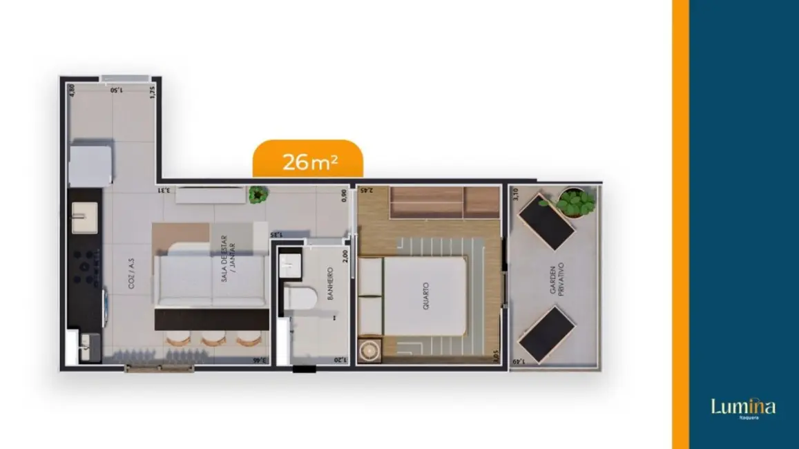 Apartamento com 1 quarto à venda, 26m2 em Vila Carmosina, São Paulo - SP - imagem 5 Foto 5 de Apartamento com 1 quarto à venda, 26m2 em Vila Carmosina, São Paulo - SP