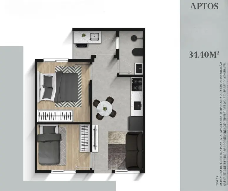 Apartamento com 1 quarto à venda, 34m2 em Vila Dalila, São Paulo - SP - imagem 7 Foto 7 de Apartamento com 1 quarto à venda, 34m2 em Vila Dalila, São Paulo - SP