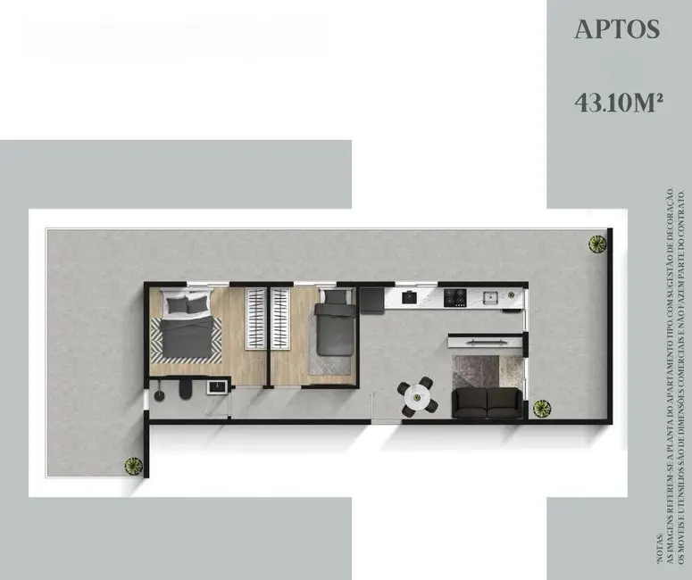 Apartamento com 1 quarto à venda, 34m2 em Vila Dalila, São Paulo - SP - imagem 6 Foto 6 de Apartamento com 1 quarto à venda, 34m2 em Vila Dalila, São Paulo - SP