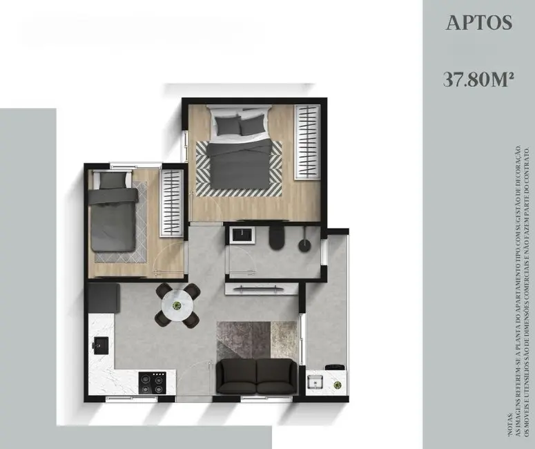 Apartamento com 1 quarto à venda, 34m2 em Vila Dalila, São Paulo - SP - imagem 8 Foto 8 de Apartamento com 1 quarto à venda, 34m2 em Vila Dalila, São Paulo - SP