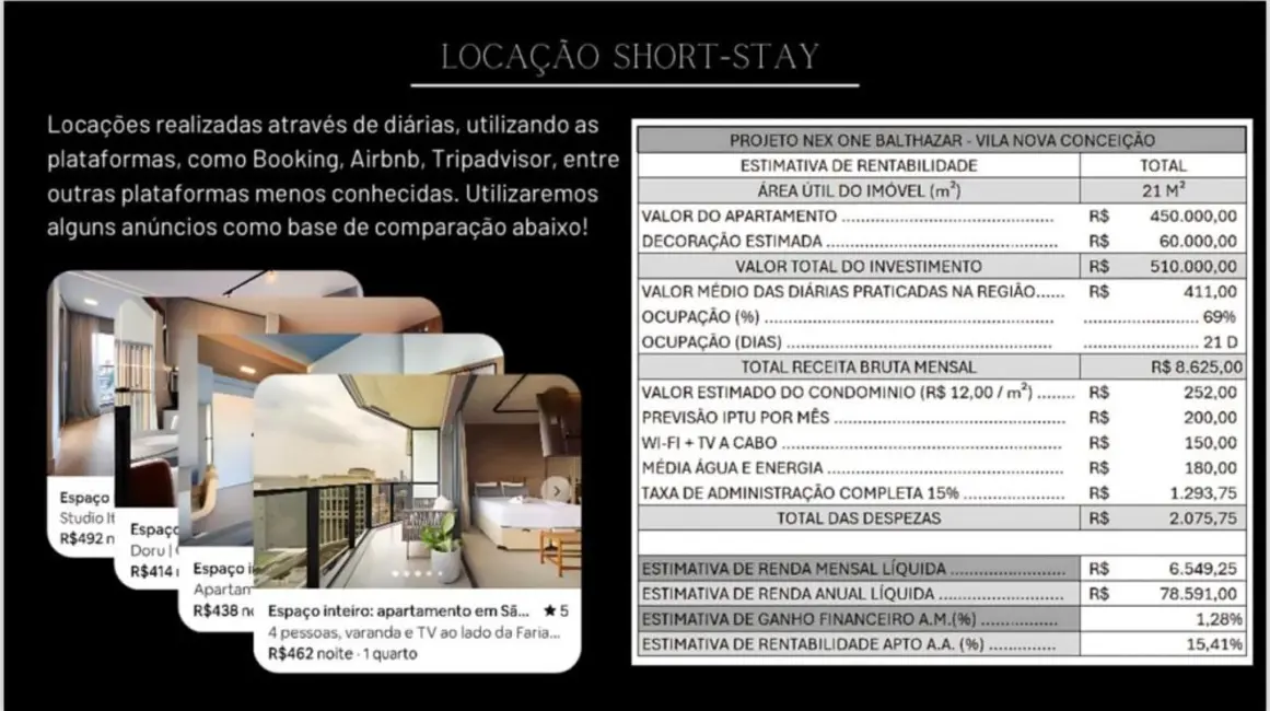 Foto 2 de Apartamento com 1 quarto à venda, 20m2 em Vila Nova Conceição, São Paulo - SP