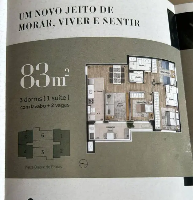 Foto 2 de Apartamento com 3 quartos à venda, 83m2 em Centro, Osasco - SP