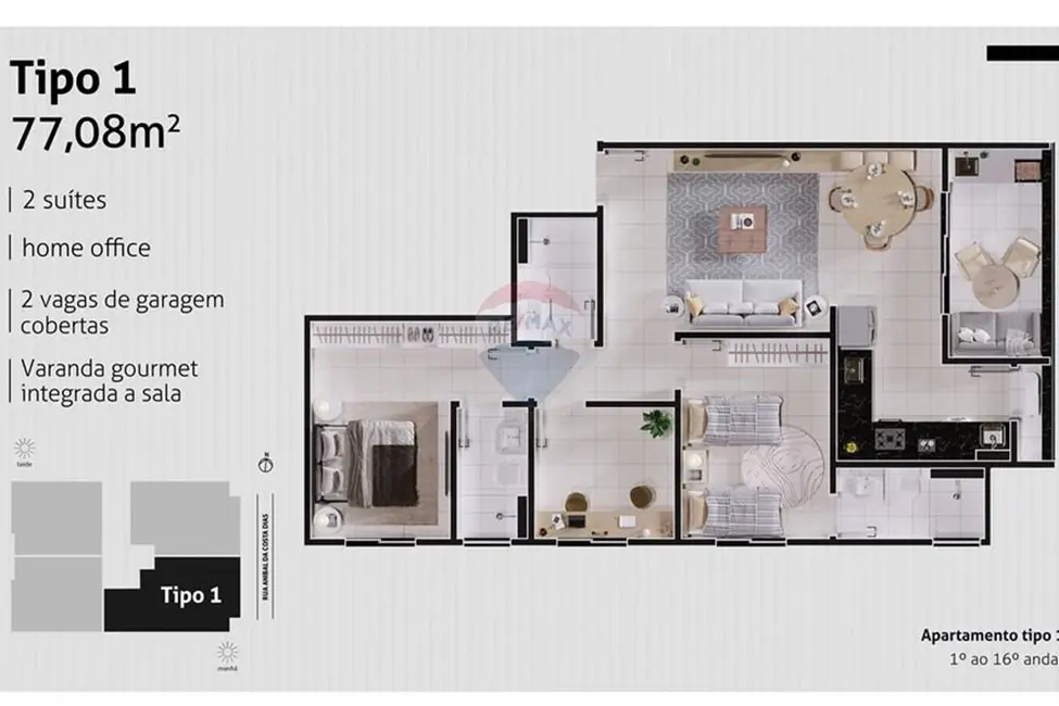 Foto 9 de Apartamento com 3 quartos à venda, 183m2 em Sorocaba - SP