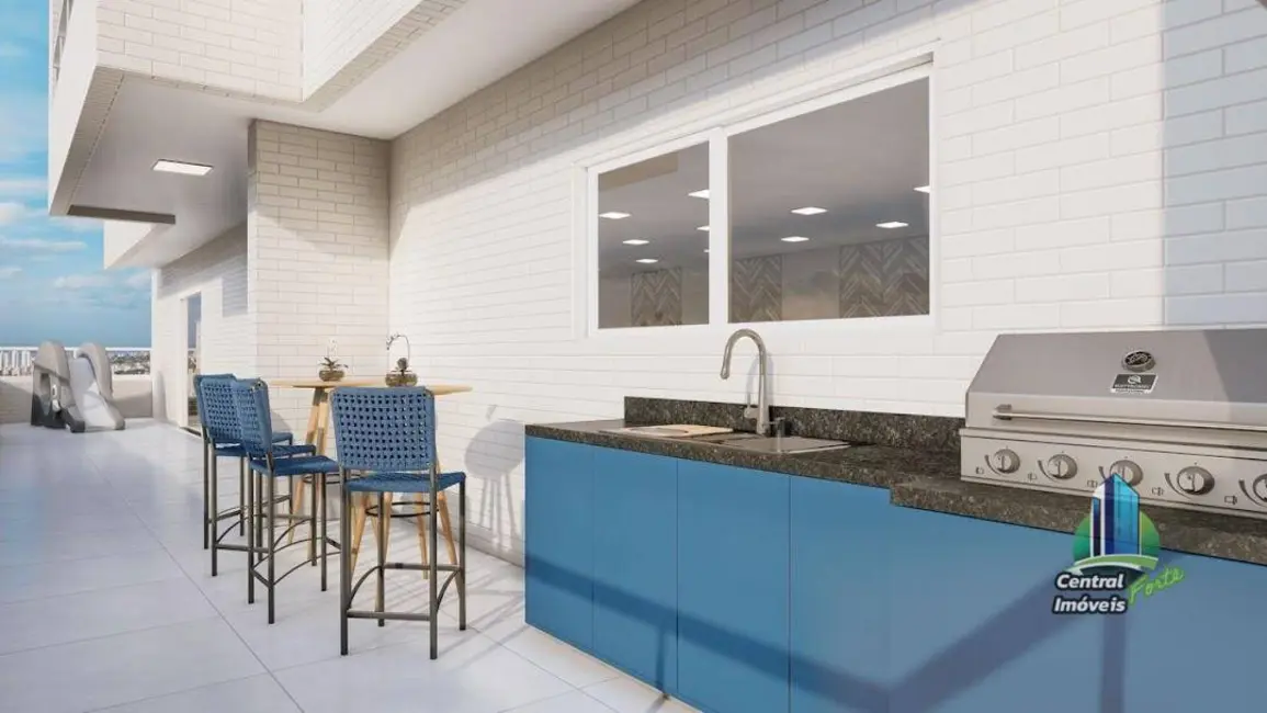 Foto 3 de Apartamento com 3 quartos à venda, 101m2 em Mirim, Praia Grande - SP