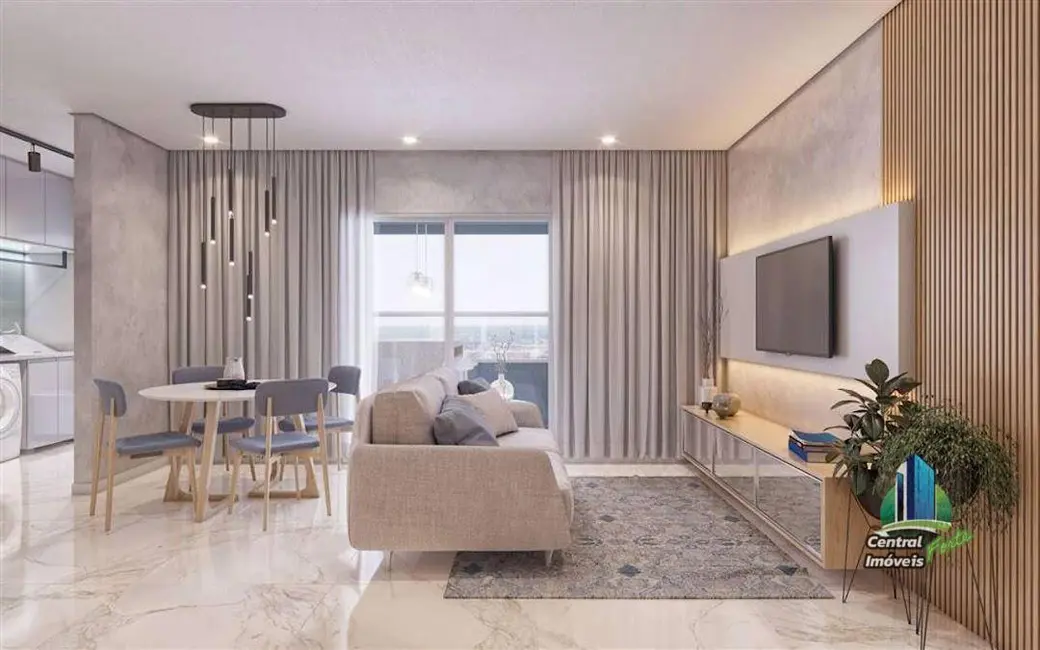 Foto 1 de Apartamento com 2 quartos à venda, 72m2 em Mirim, Praia Grande - SP
