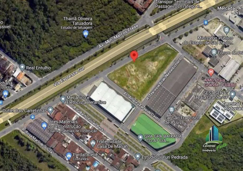 Foto 1 de Terreno / Lote à venda, 6048m2 em Praia Grande - SP