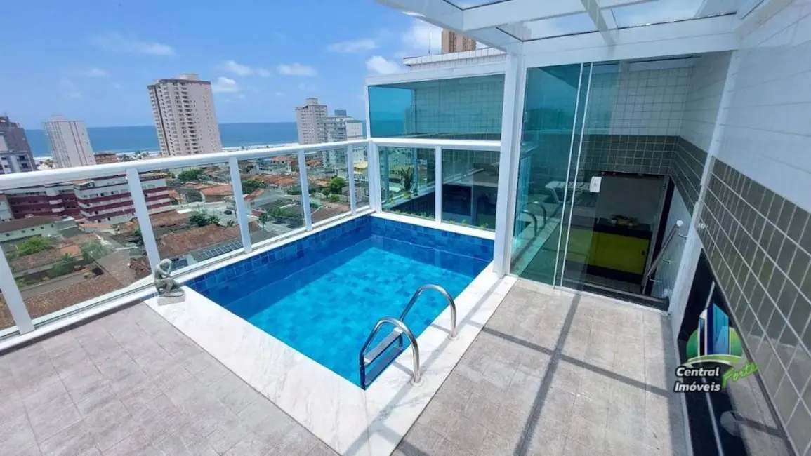 Foto 3 de Cobertura com 3 quartos à venda, 165m2 em Mirim, Praia Grande - SP