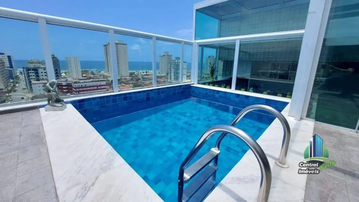 Foto 4 de Cobertura com 3 quartos à venda, 165m2 em Mirim, Praia Grande - SP