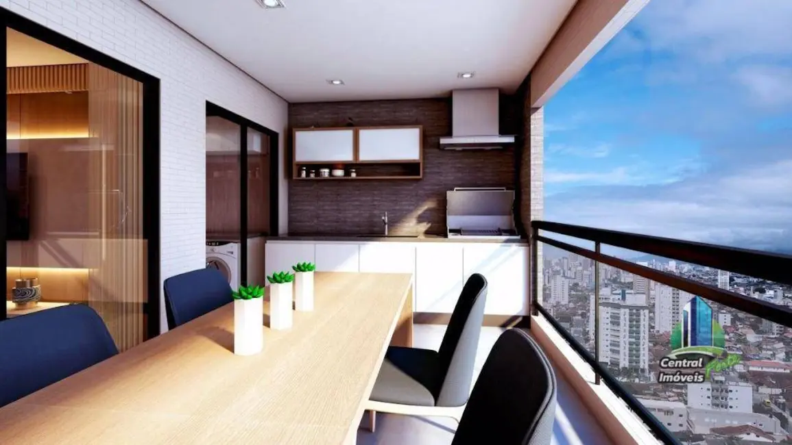 Foto 3 de Apartamento com 2 quartos à venda, 90m2 em Praia Grande - SP