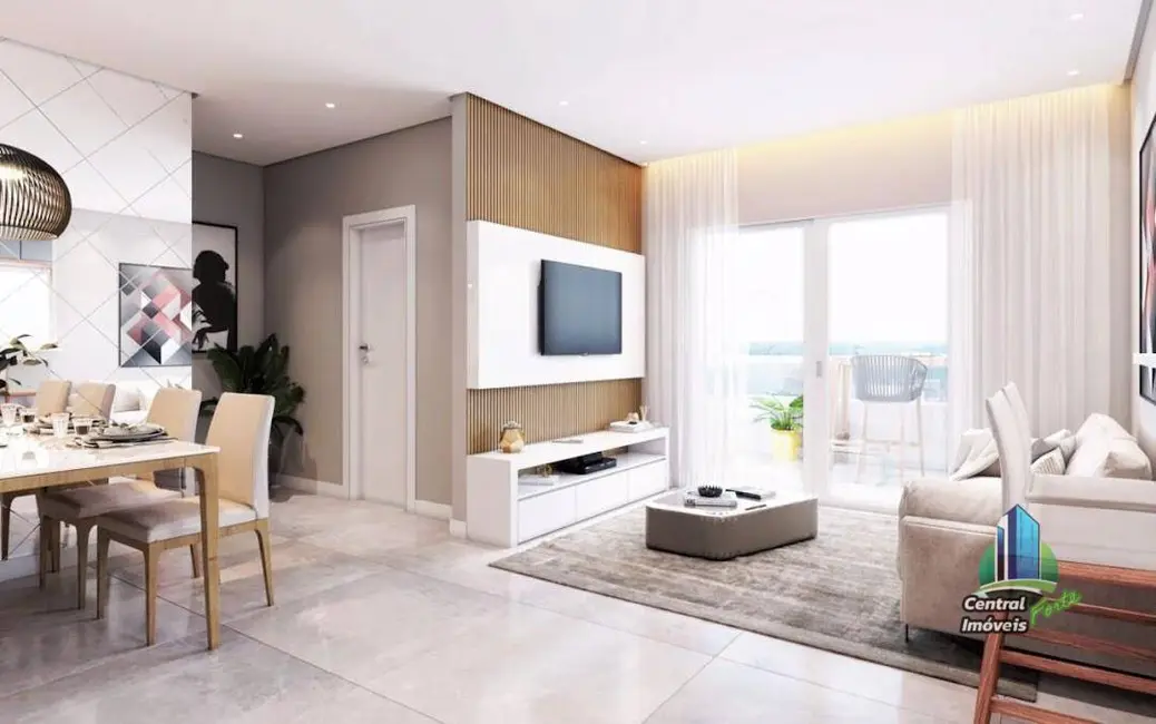 Foto 2 de Apartamento com 2 quartos à venda, 84m2 em Canto do Forte, Praia Grande - SP