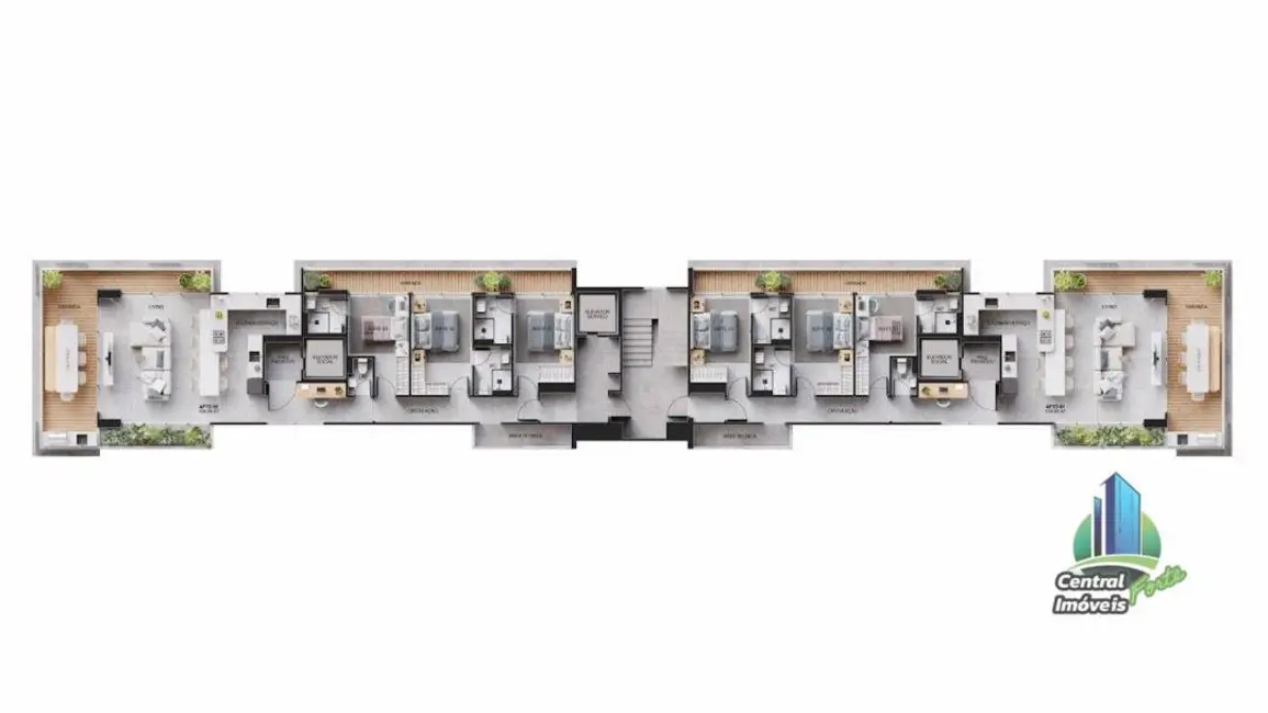 Foto 8 de Apartamento com 3 quartos à venda, 256m2 em Boqueirão, Praia Grande - SP