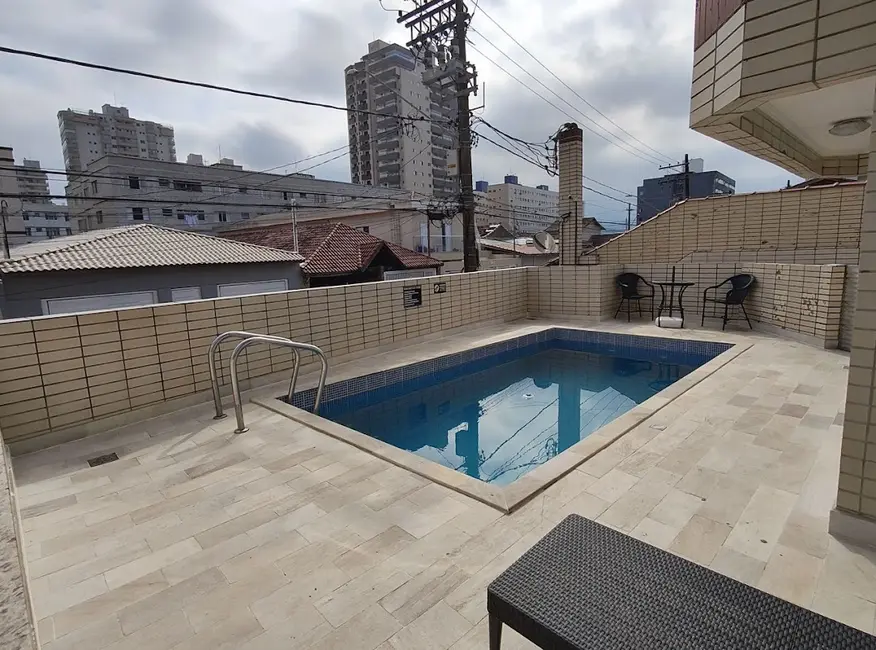 Foto 1 de Apartamento com 1 quarto para alugar, 50m2 em Aviação, Praia Grande - SP