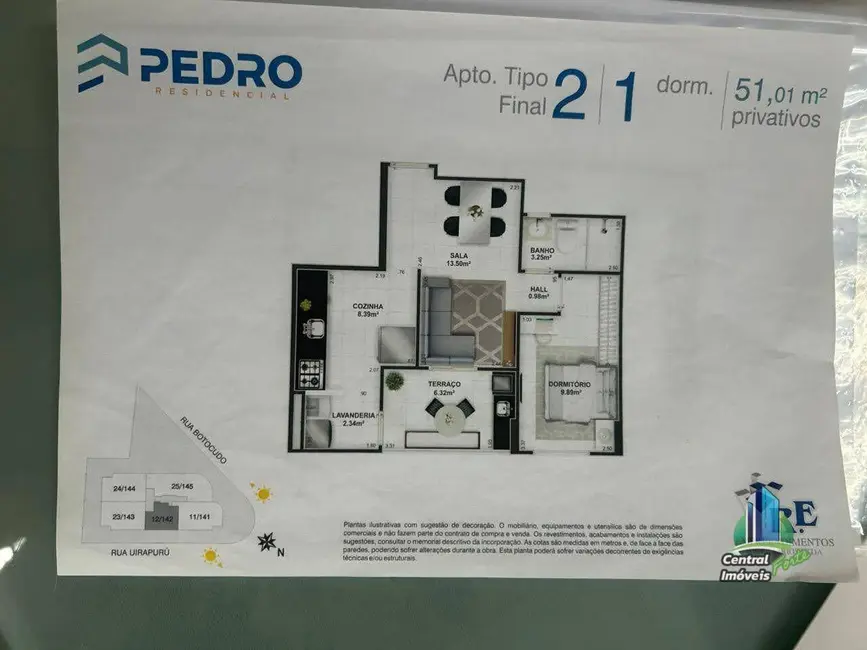 Apartamento com 1 quarto à venda, 51m2 em Tupi, Praia Grande - SP - imagem 2 Foto 2 de Apartamento com 1 quarto à venda, 51m2 em Tupi, Praia Grande - SP