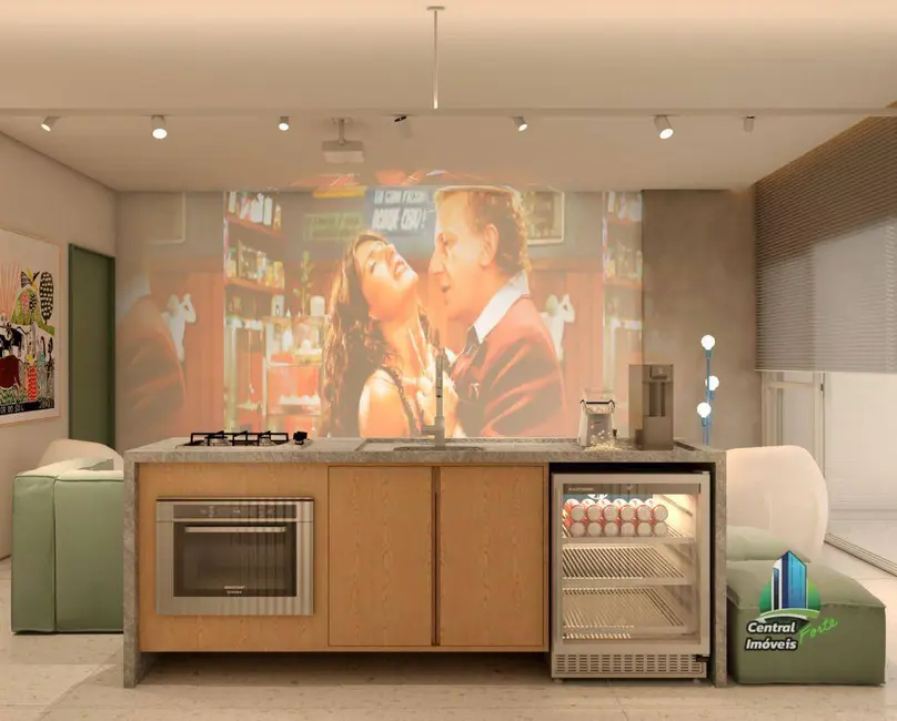 Foto 5 de Apartamento com 1 quarto à venda, 54m2 em Canto do Forte, Praia Grande - SP