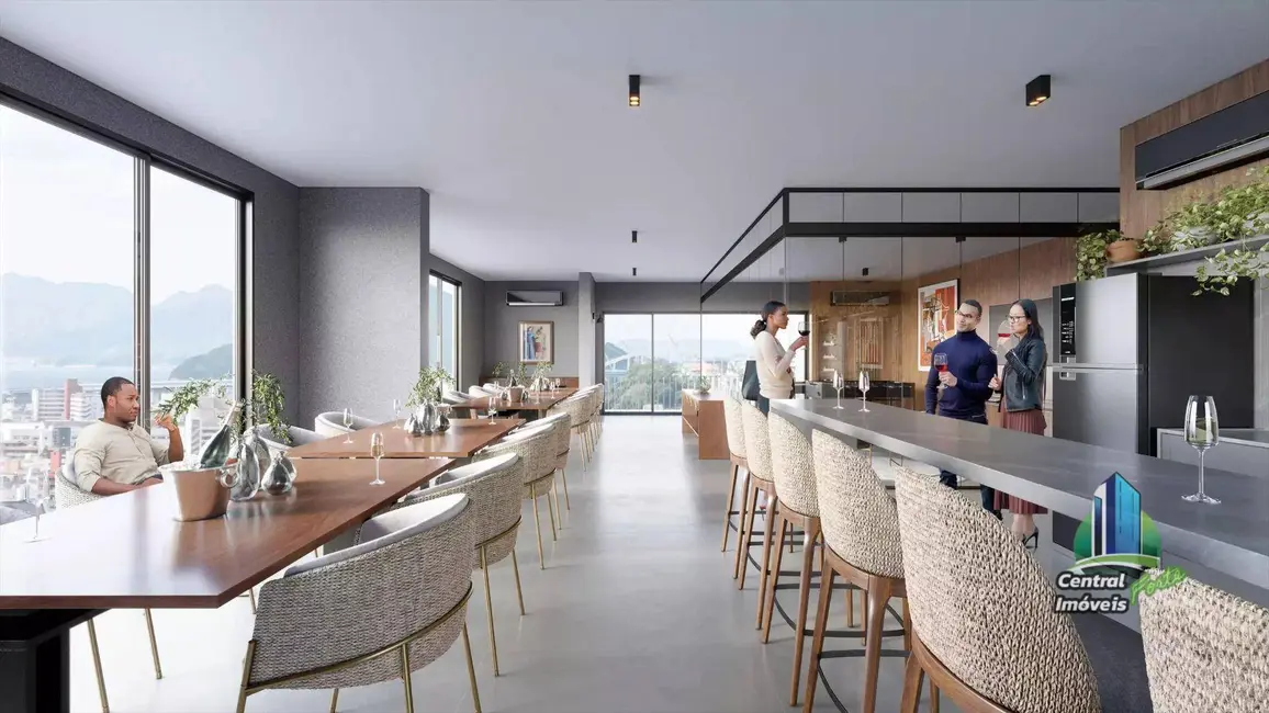 Foto 5 de Apartamento com 1 quarto à venda, 51m2 em Canto do Forte, Praia Grande - SP