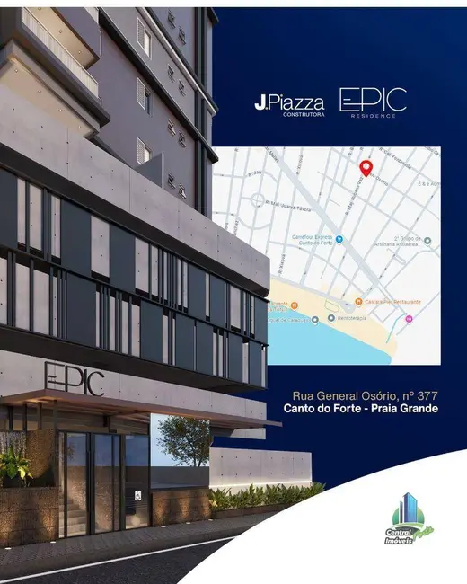 Foto 9 de Apartamento com 2 quartos à venda, 97m2 em Canto do Forte, Praia Grande - SP