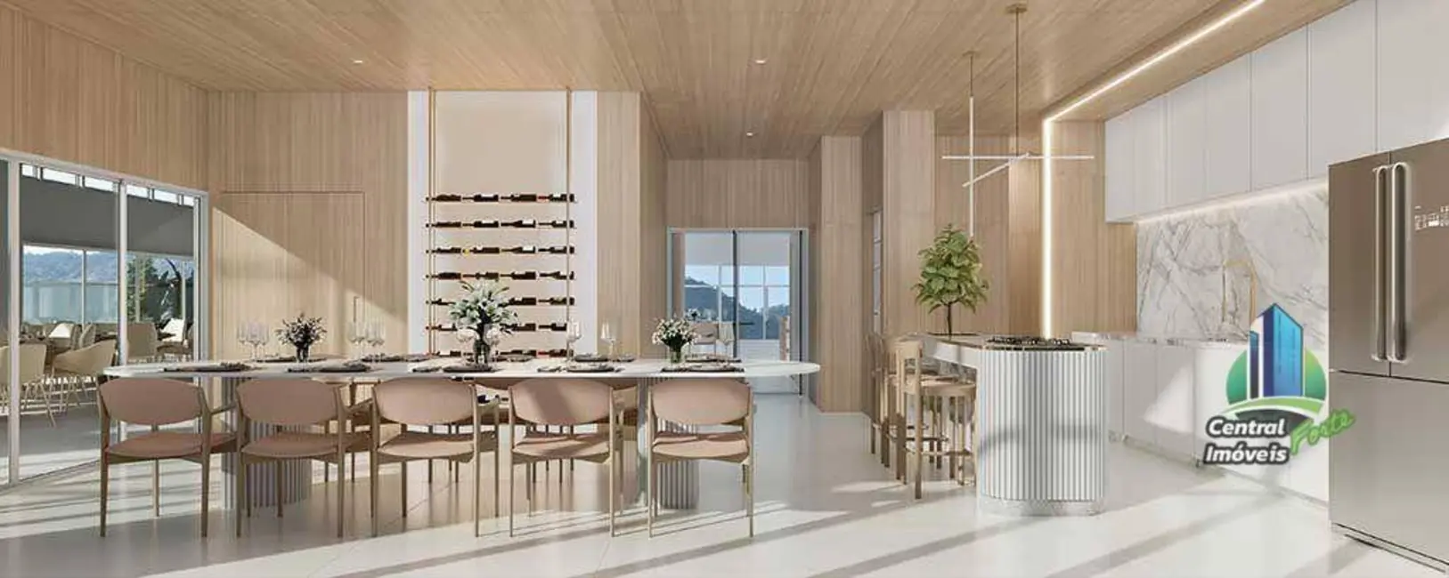 Foto 4 de Apartamento com 3 quartos à venda, 144m2 em Canto do Forte, Praia Grande - SP