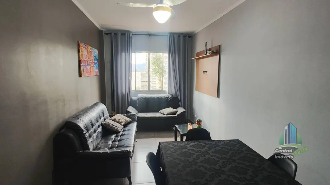 Foto 2 de Apartamento com 1 quarto para alugar, 50m2 em Aviação, Praia Grande - SP