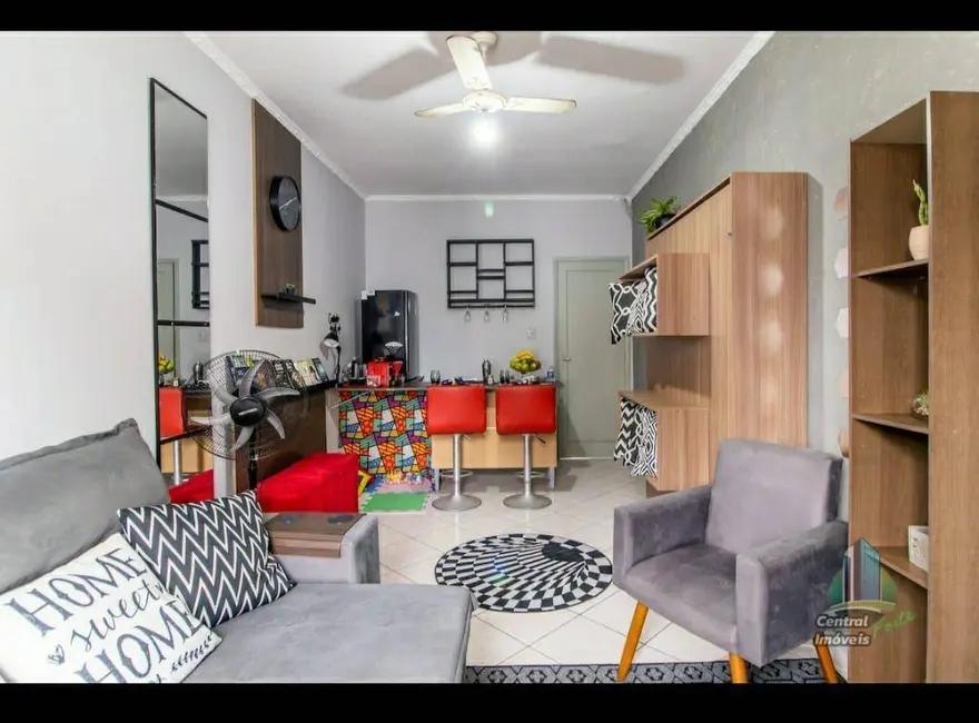 Foto 1 de Kitnet com 1 quarto à venda, 34m2 em Boqueirão, Praia Grande - SP