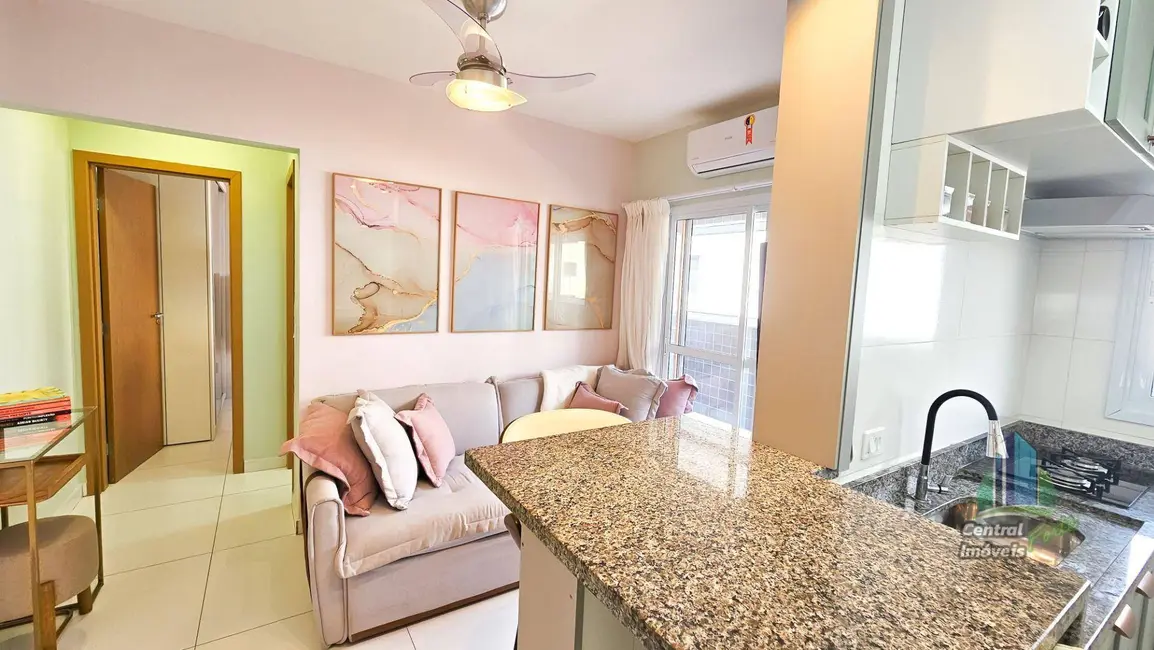 Foto 2 de Apartamento com 1 quarto à venda, 42m2 em Canto do Forte, Praia Grande - SP