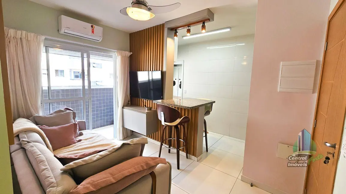 Foto 3 de Apartamento com 1 quarto à venda, 42m2 em Canto do Forte, Praia Grande - SP