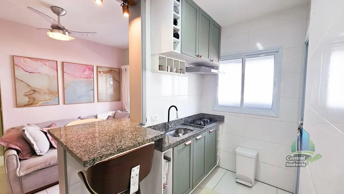 Foto 4 de Apartamento com 1 quarto à venda, 42m2 em Canto do Forte, Praia Grande - SP