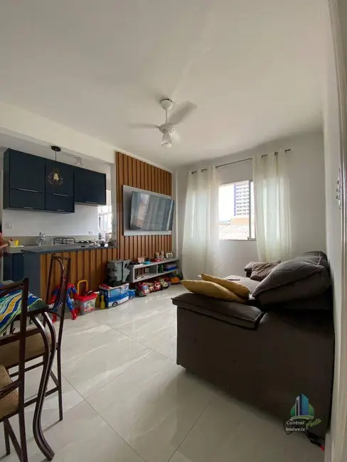 Foto 1 de Apartamento com 1 quarto à venda, 42m2 em Aviação, Praia Grande - SP