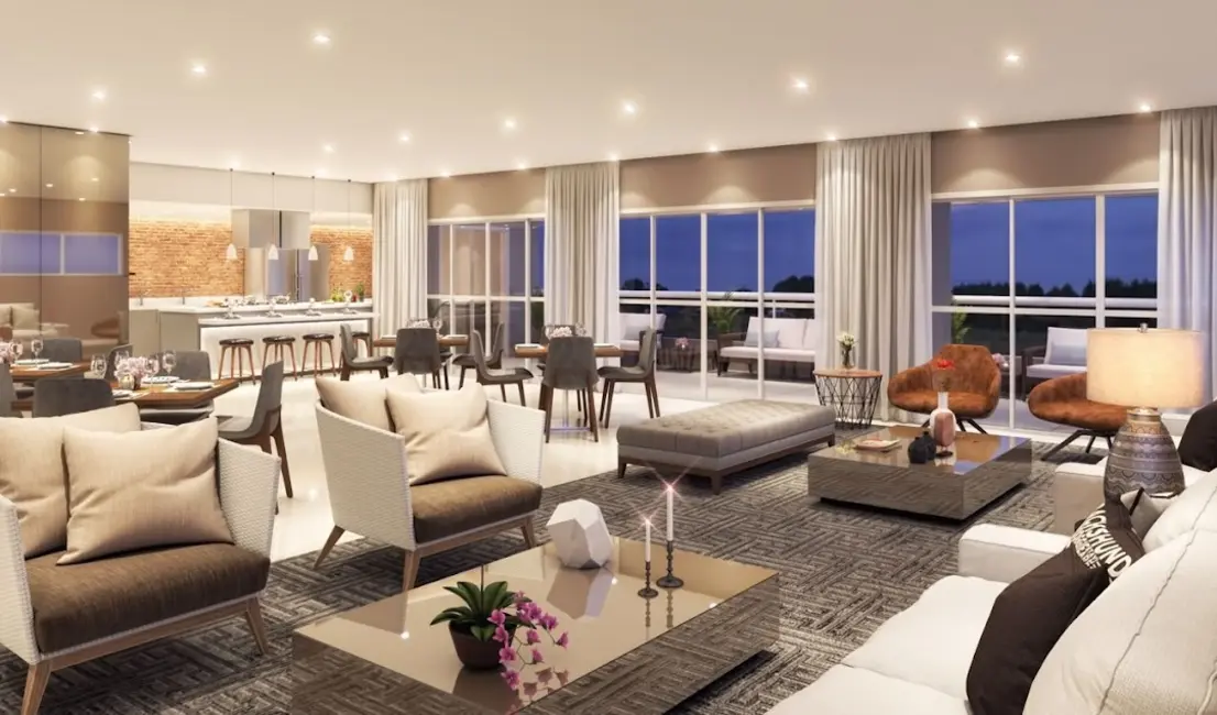 Foto 8 de Apartamento com 3 quartos à venda, 195m2 em Canto do Forte, Praia Grande - SP