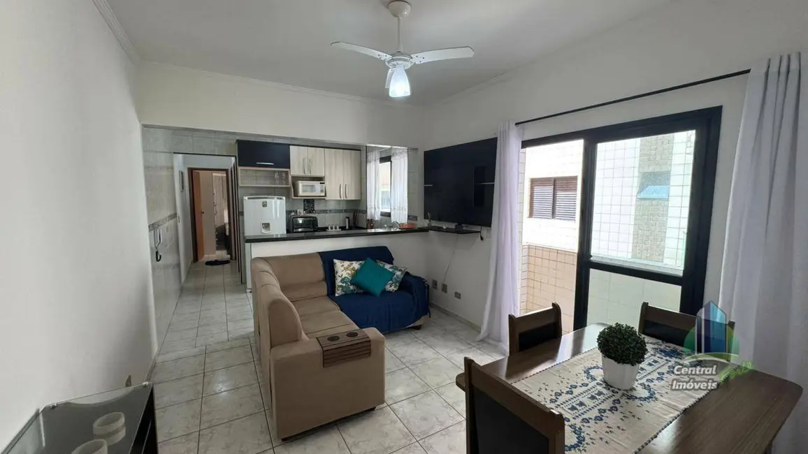Foto 1 de Apartamento com 1 quarto à venda, 43m2 em Tupi, Praia Grande - SP