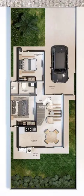 Foto 4 de Casa de Condomínio com 3 quartos à venda, 148m2 em Santarem - PA