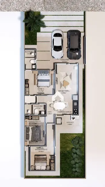 Casa de Condomínio com 3 quartos à venda, 148m2 em Santarem - PA - imagem 4 Foto 4 de Casa de Condomínio com 3 quartos à venda, 148m2 em Santarem - PA