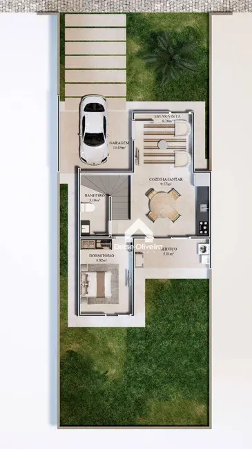 Foto 4 de Casa de Condomínio com 3 quartos à venda, 148m2 em Santarem - PA