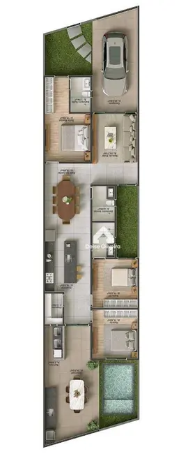 Foto 3 de Casa de Condomínio com 3 quartos à venda, 210m2 em Floresta, Santarem - PA