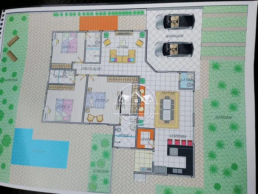 Foto 2 de Casa com 4 quartos à venda, 450m2 em Residencial Fazenda Serrinha, Itatiba - SP