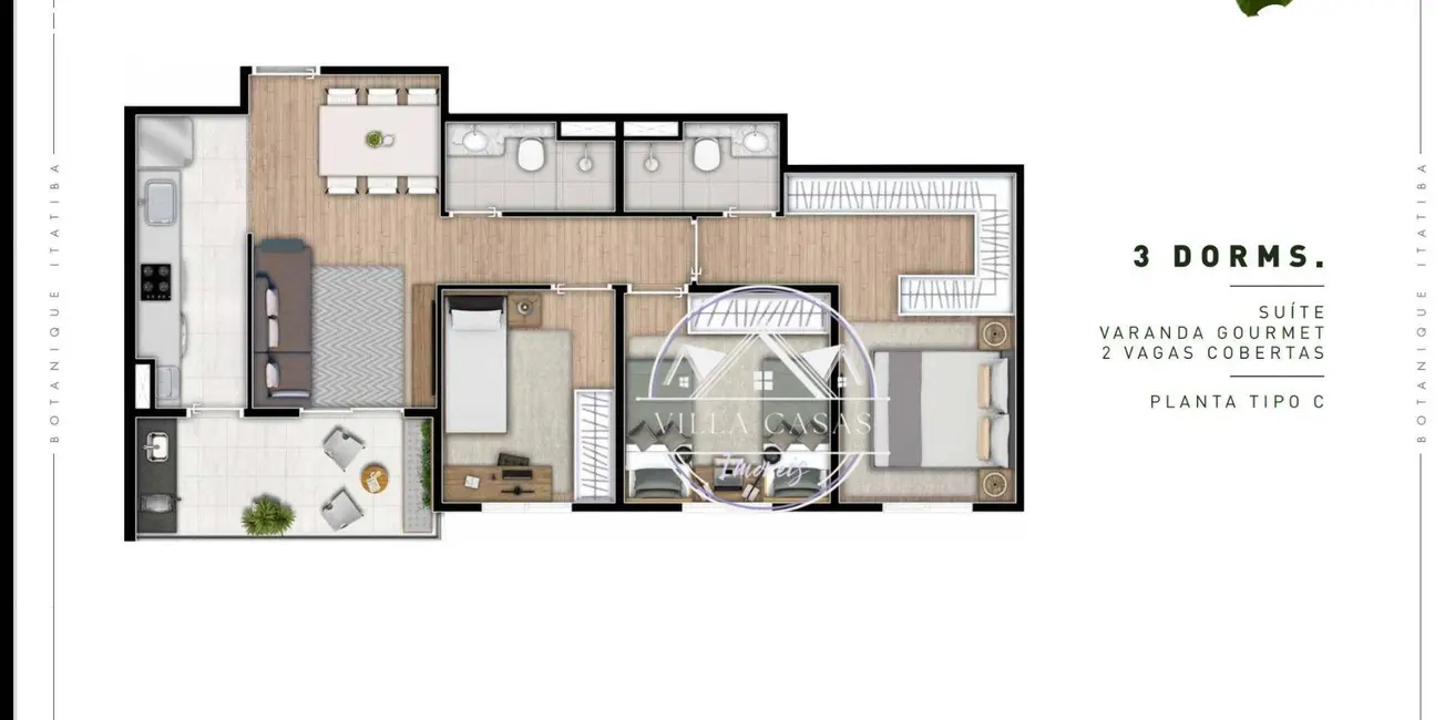 Foto 7 de Apartamento com 3 quartos à venda, 71m2 em Jardim Nossa Senhora das Graças, Itatiba - SP