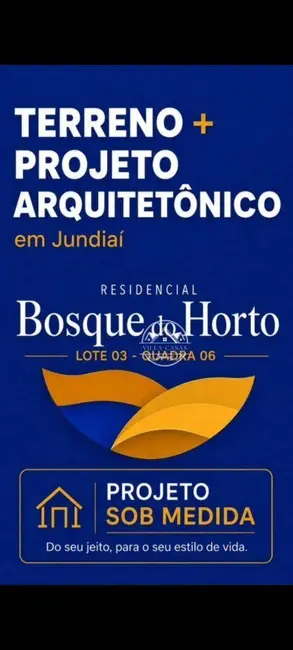 Foto 2 de Terreno / Lote à venda, 1583m2 em Horto Florestal, Jundiai - SP