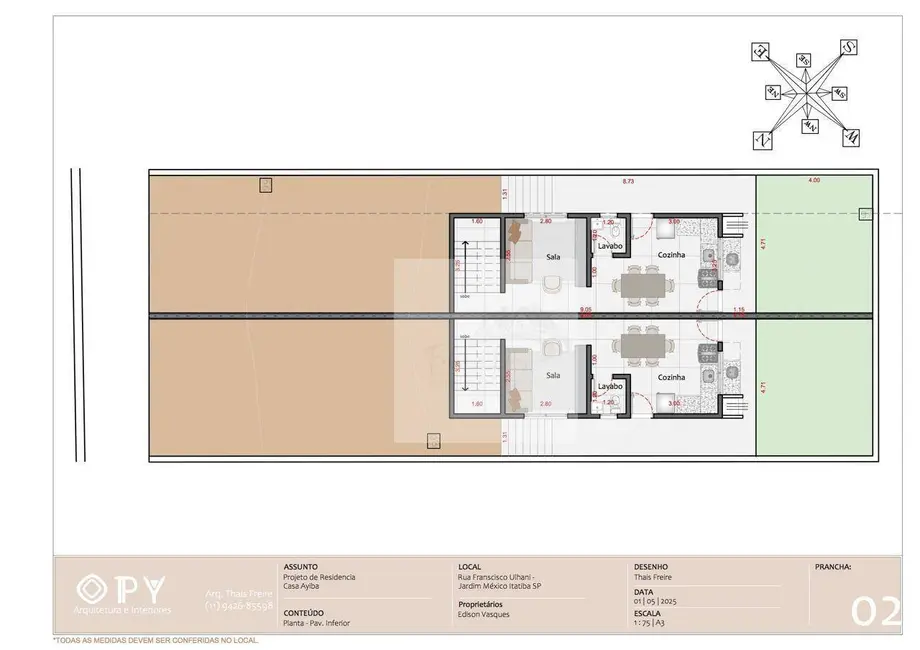 Foto 2 de Casa com 3 quartos à venda, 125m2 em Jardim México, Itatiba - SP