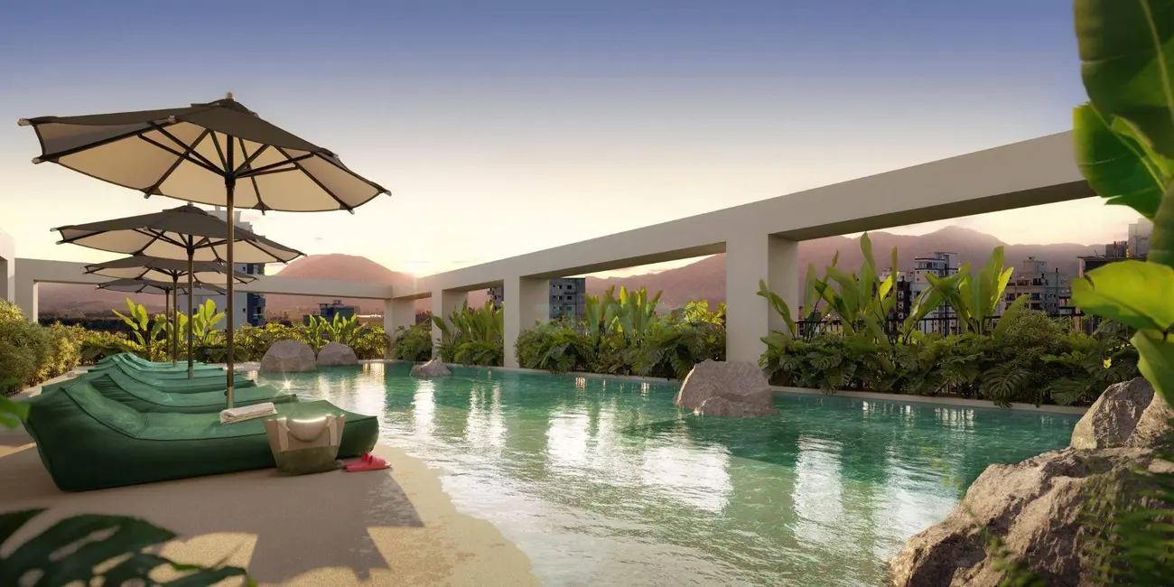 Foto 3 de Loft / Flat com 1 quarto à venda, 43m2 em Meia Praia, Itapema - SC