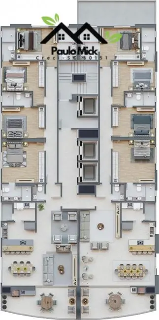 Foto 5 de Apartamento à venda em Meia Praia, Itapema - SC