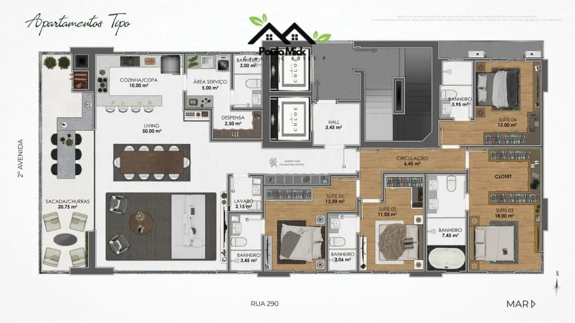 Foto 6 de Apartamento à venda em Meia Praia, Itapema - SC