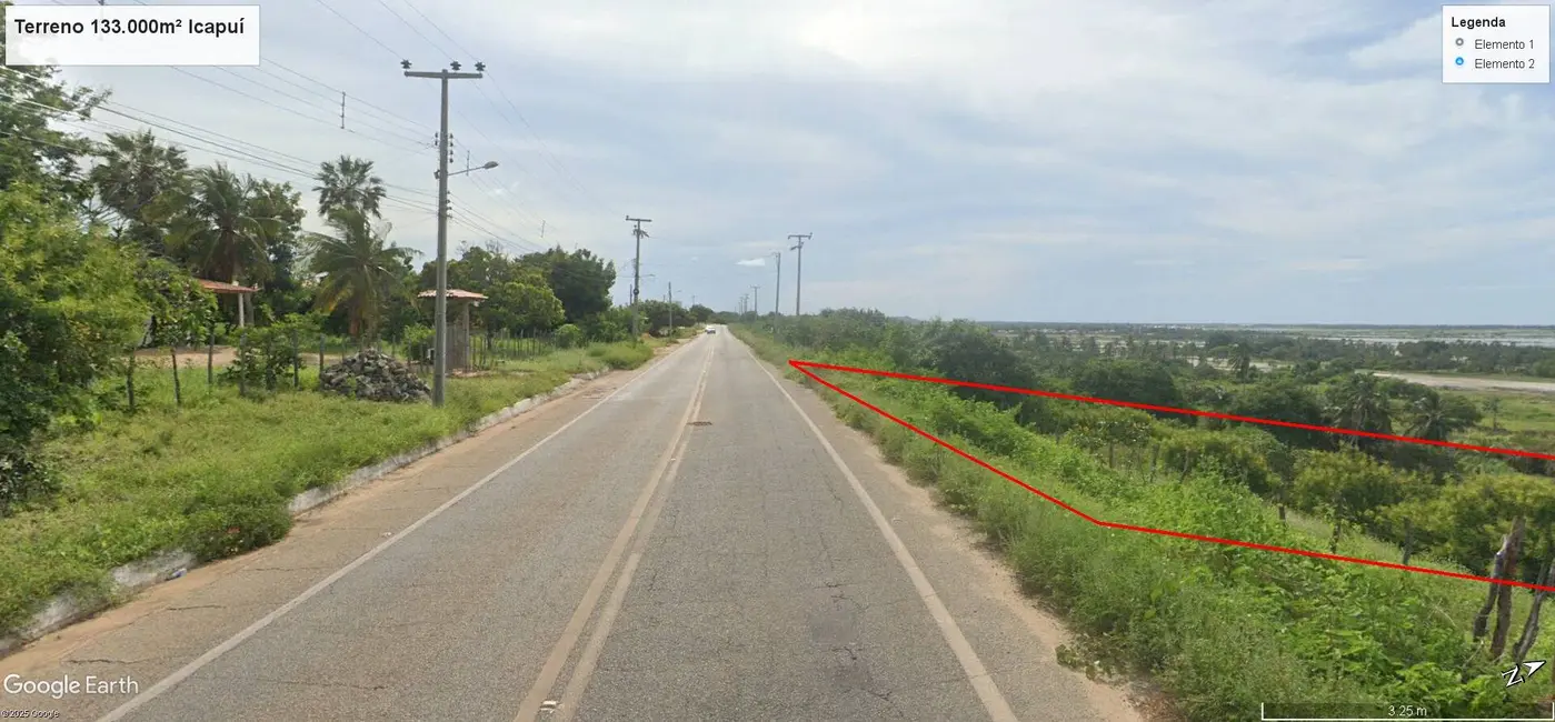 Foto 5 de Terreno / Lote à venda, 133000m2 em Icapui - CE