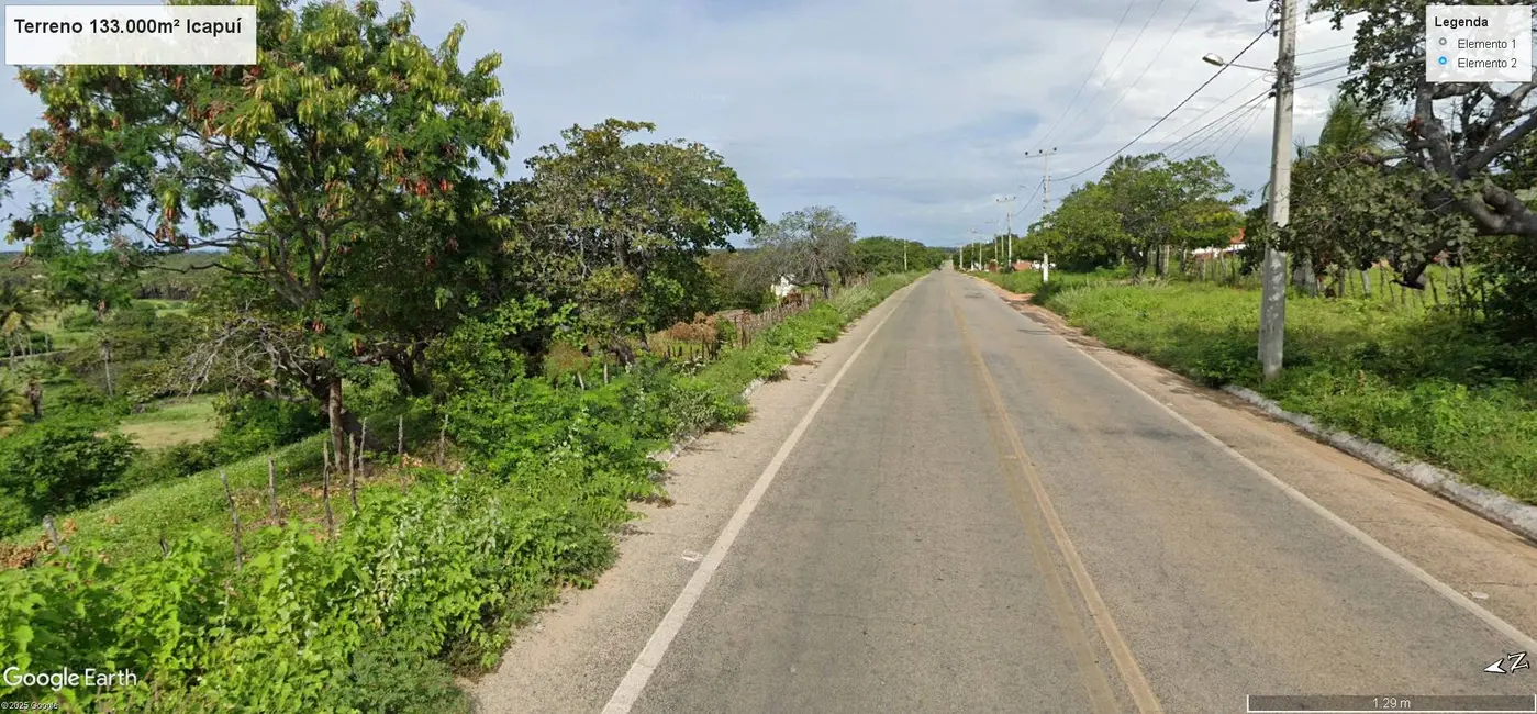 Foto 3 de Terreno / Lote à venda, 133000m2 em Icapui - CE