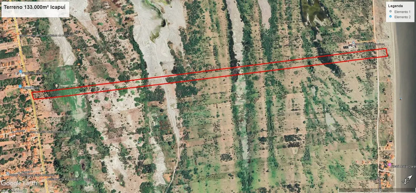 Foto 9 de Terreno / Lote à venda, 133000m2 em Icapui - CE