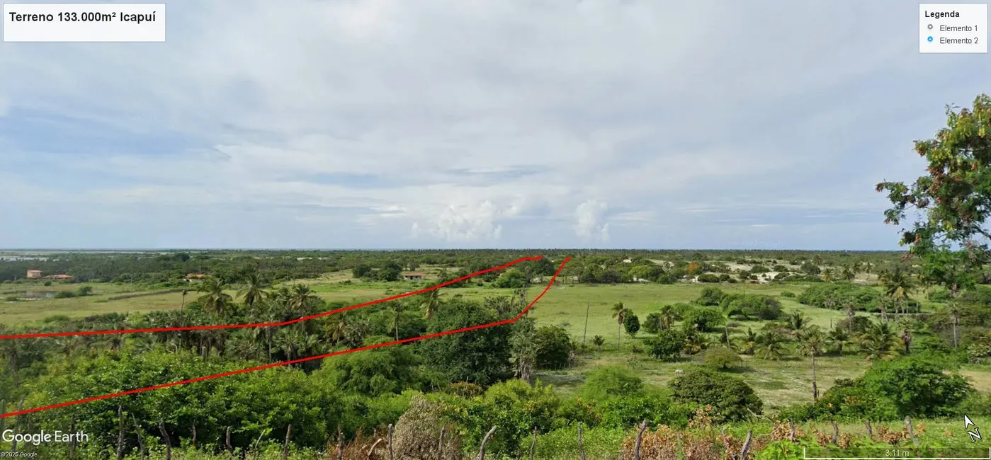 Foto 4 de Terreno / Lote à venda, 133000m2 em Icapui - CE