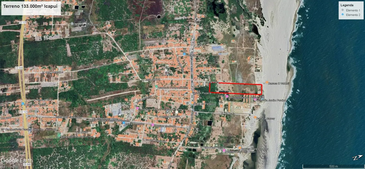 Foto 1 de Terreno / Lote à venda, 36200m2 em Beberibe - CE