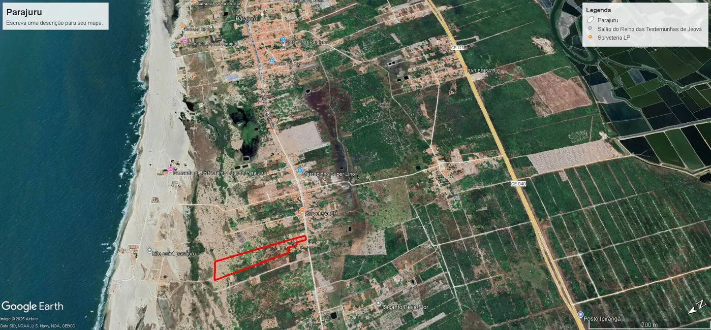 Foto 1 de Terreno / Lote à venda, 51941m2 em Beberibe - CE