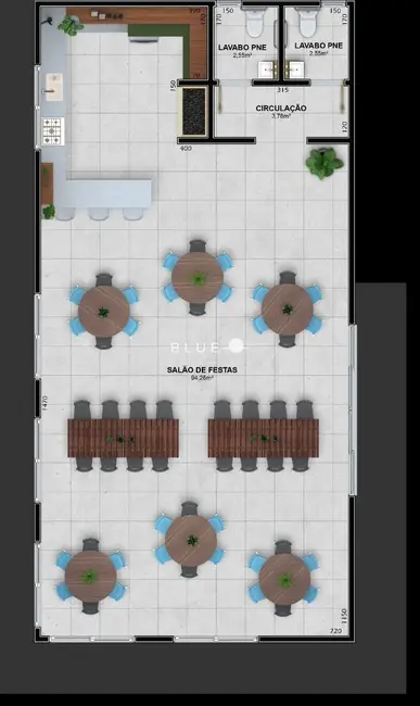 Foto 3 de Apartamento com 2 quartos à venda, 49m2 em Centro, Passo De Torres - SC