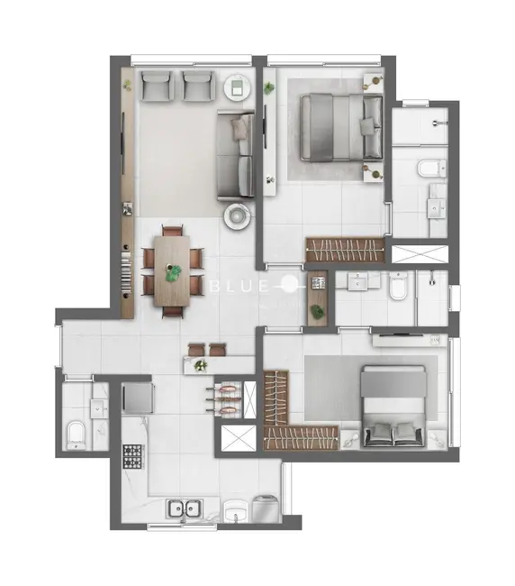 Apartamento com 2 quartos à venda, 83m2 em Centro, Torres - RS - imagem 7 Foto 7 de Apartamento com 2 quartos à venda, 83m2 em Centro, Torres - RS