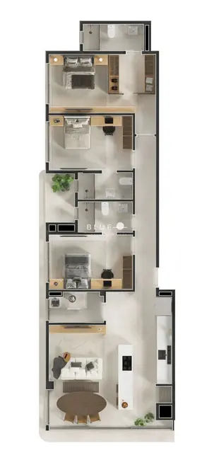 Apartamento com 2 quartos à venda, 85m2 em Torres - RS - imagem 9 Foto 9 de Apartamento com 2 quartos à venda, 85m2 em Torres - RS